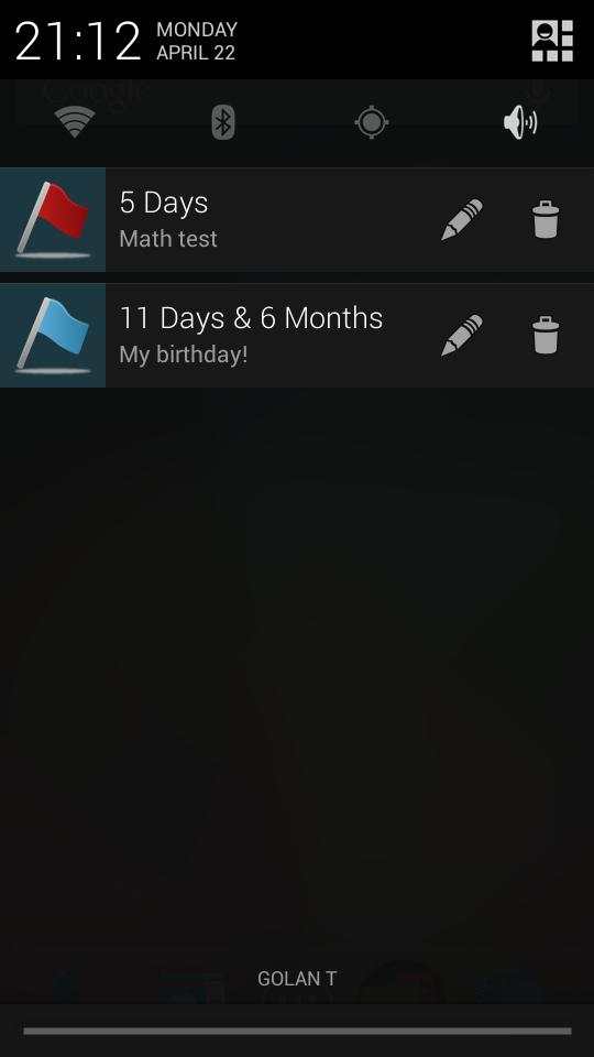 Status Bar Countdown screenshot 2