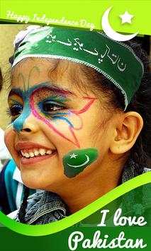 Pakistan Flag Face Maker-Pak Flag Stickers screenshot 3