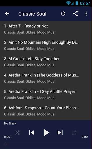 Classic Soul Songs . screenshot 2