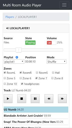 Multi Room Audio Player Remote screenshot 3
