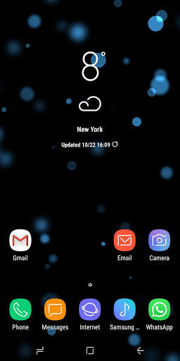 Amoled Particles Live Wallpaper Parallax screenshot 3