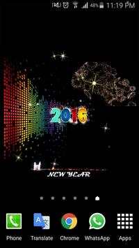 2016 New Year HD Livewallpaper screenshot 6