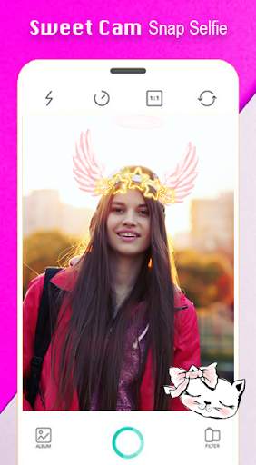 Sweet Face Snap Selfie - Selfie Photo Edit cam screenshot 7