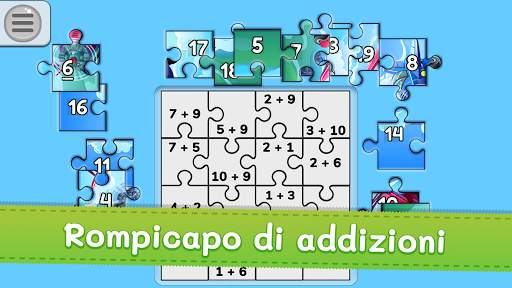 Puzzle di Matematica bambini: tabelline, addizione screenshot 3