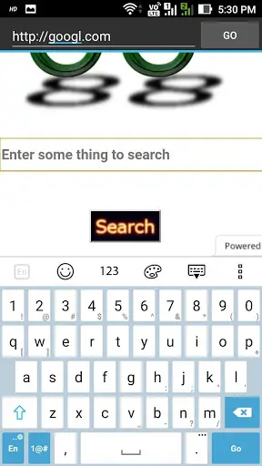 Web Browser screenshot 1