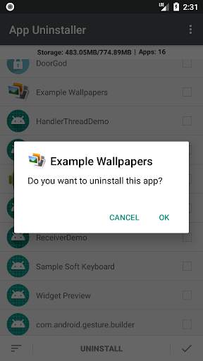 App Uninstaller 6 تصوير الشاشة