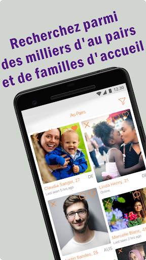 Match AuPair: Match d'au pair et de familles screenshot 2