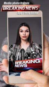 Media Photo Frames: Breaking News App Photo Editor screenshot 4