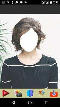 Women Short Hair Style Selfie screenshot 5