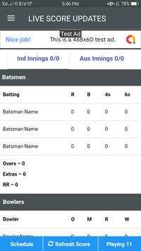 India Live Score Cricket App - Live Matches 2020 screenshot 3
