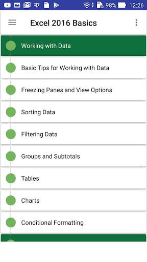 Learn Excel 2016 5 تصوير الشاشة
