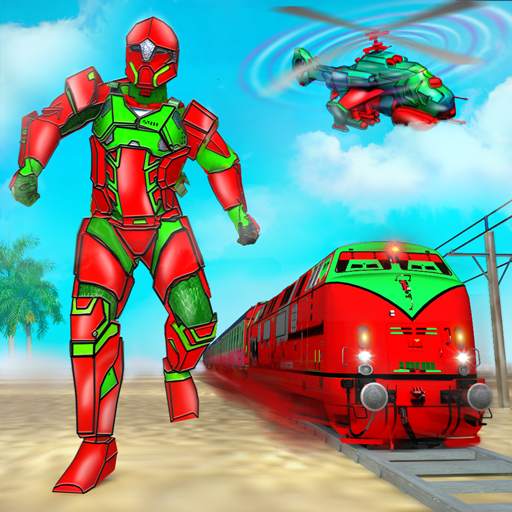 Light Train Transform Robot Attack Shooting Games 1.2