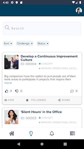 Wazoku Idea App screenshot 3