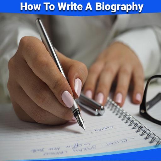 How To Write A Biography icon