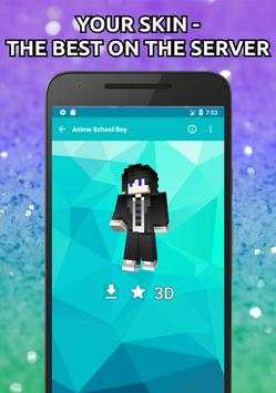 مجموعة أنيمي و Ninja Skins لماين كرافت في 3D 5 تصوير الشاشة