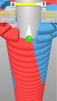 Tak berujung Helix Langsung Stack Bola 3D Ball Gam screenshot 11