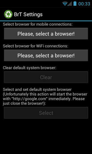 Browser Toggle screenshot 1