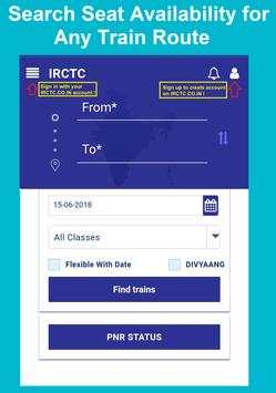 IRCTC Train Ticket Booking screenshot 1