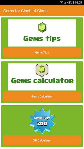 Gems Calculator for CoC 2018 screenshot 3