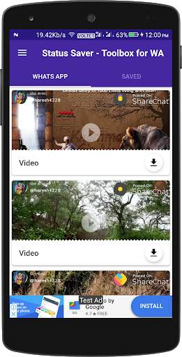 Download Status & Send msg without saving Number screenshot 1