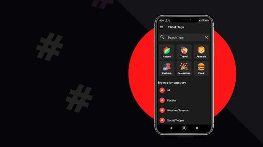Hashtags for TikTok screenshot 1