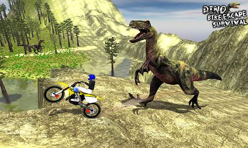 Dino Escape Bike Survival screenshot 6