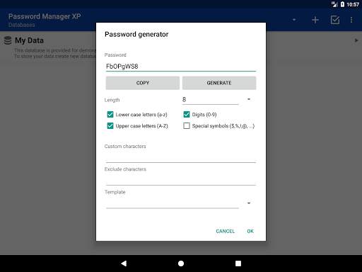 Password Manager XP screenshot 8