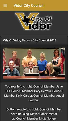 City Of Vidor Texas Official screenshot 1