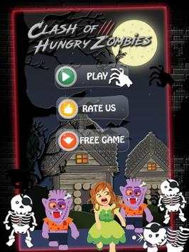 Clash of Hungry Zombies screenshot 1