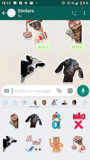 Figurinhas engraçadas para WhatsApp com frases 🤣 screenshot 8