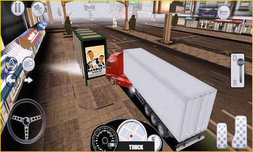 Truck Simulator & Urban Truck Driving screenshot 4