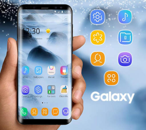 Galaxy launcher theme 2020 screenshot 2