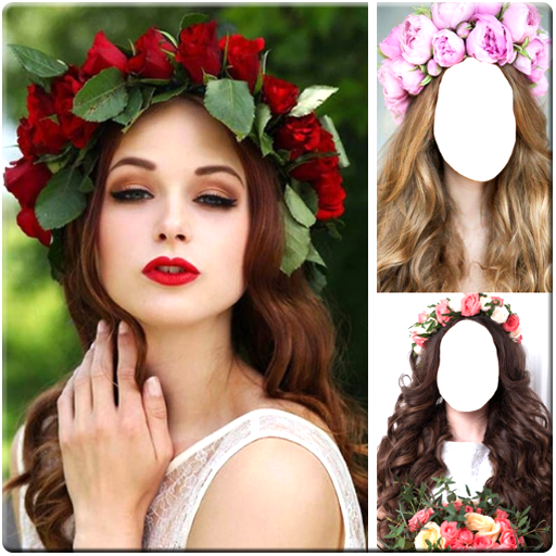 Women Flower Crown Photo Suit icon