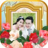 Wedding Frames Love Photo Editor Flower Frames icon