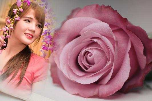 Pink Rose Photo Frame 3 تصوير الشاشة