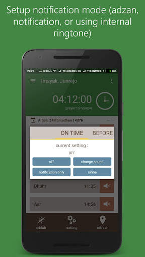 Prayer times, Qiblah, Adzan screenshot 2