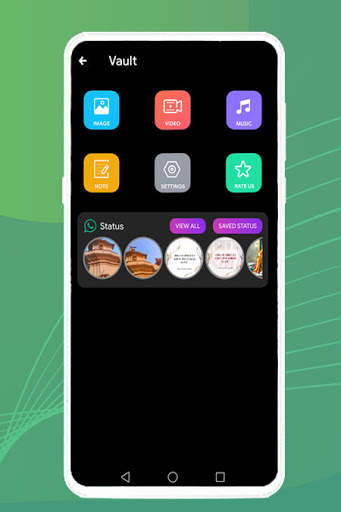 Compass vault: hide photo,video flashlight vault screenshot 1