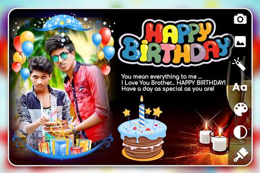 Birthday Photo Frame - Editor, Greeting Cards, pro screenshot 4