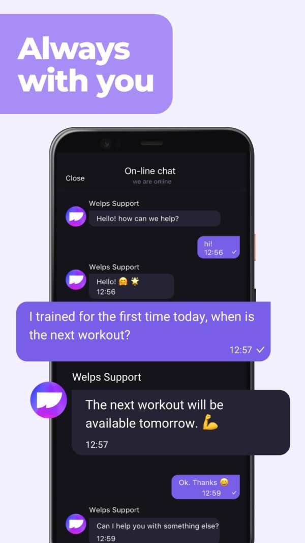 WELPS: daily exercise planner screenshot 6