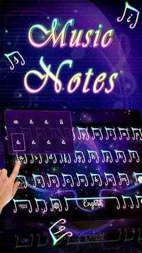 Music Notes Keyboard Theme screenshot 3