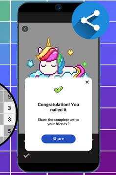 Unicorn Pixel Art Number screenshot 5