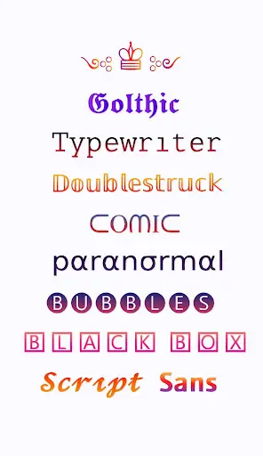 Fonts - Fancy Fonts Art screenshot 1