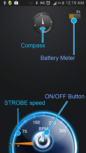 Flashlight for LG phones screenshot 2