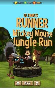 Mickey Jungle Mouse RUN, Dash 3D скриншот 1