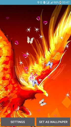 Phoenix Live Wallpaper screenshot 2