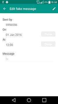 Fake message скриншот 4