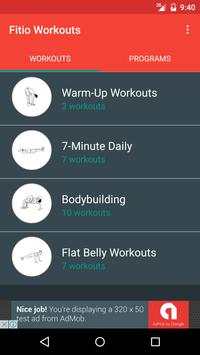 Fitio: Daily Fitness & Workout screenshot 1