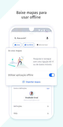 Mapas e navegação do HERE WeGo screenshot 6