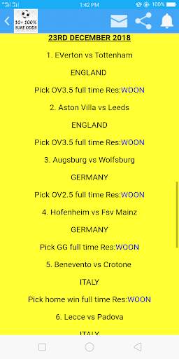 10  ODDS VVIP screenshot 3
