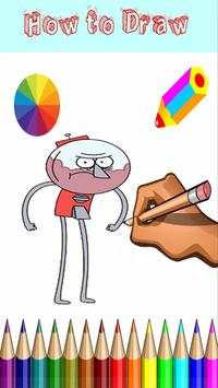 How To Draw : regular show screenshot 5